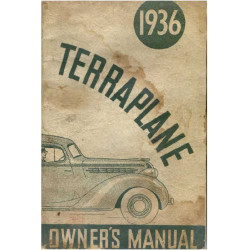 Hudson 1936 Terraplane Owners Manual