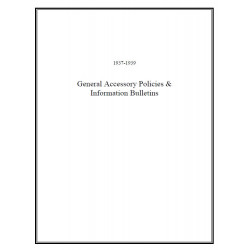 Hudson 1937 39 General Accy Policies Info Bulletins