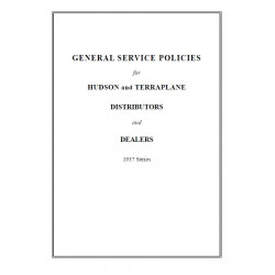 Hudson 1937 General Service Policies Info