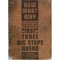 Hudson 1937 Salesmans Booklet
