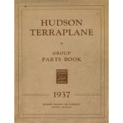 Hudson 1937 Terraplane Parts Book