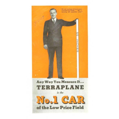 Hudson 1937 Terraplane Sales Booklet