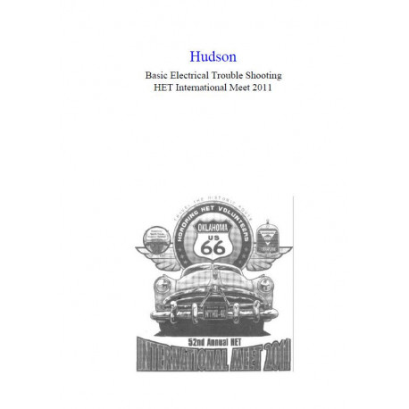 Hudson 1940 54 Basic Electrical Trouble Shooting