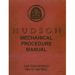 Hudson 1942 47 Mech Procedure Manual