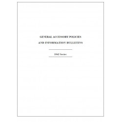 Hudson 1942 Series General Accessory Policies Info Bulletins