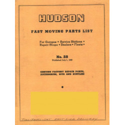 Hudson 1945 Fast Moving Parts List July