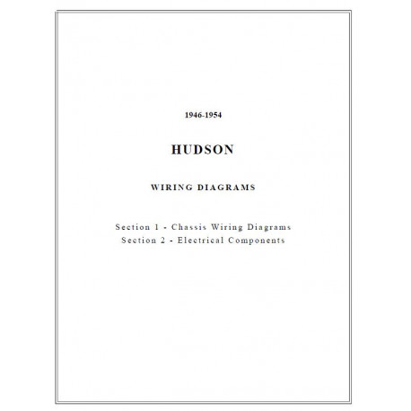 Hudson 1946 1954 Wiring Diagrams