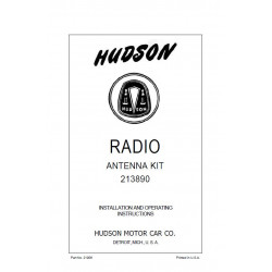 Hudson 1946 Antenna Kit Installation