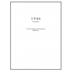Hudson 1946 Car Distribution Department Bulletins