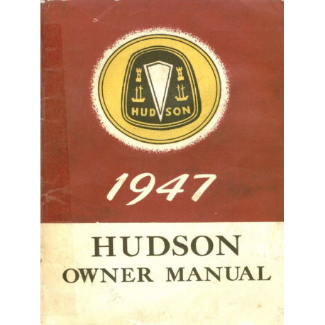 Hudson 1947 Owner Manual