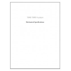 Hudson 1948 49 Mechanical Specifications