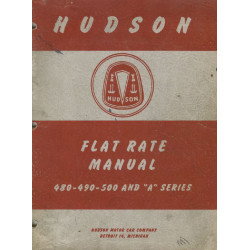 Hudson 1948 51 Flat Rate Manual