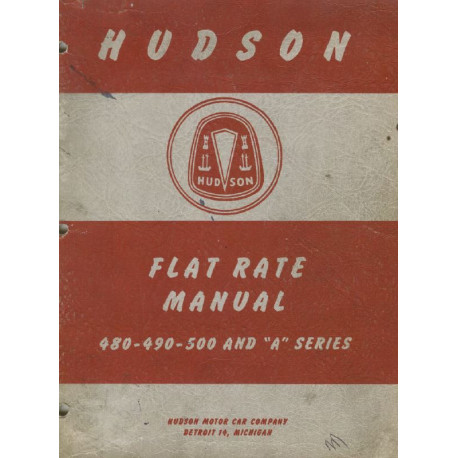 Hudson 1948 51 Flat Rate Manual