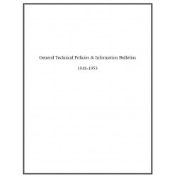 Hudson 1948 53 General Tech Policies Info Bulletins