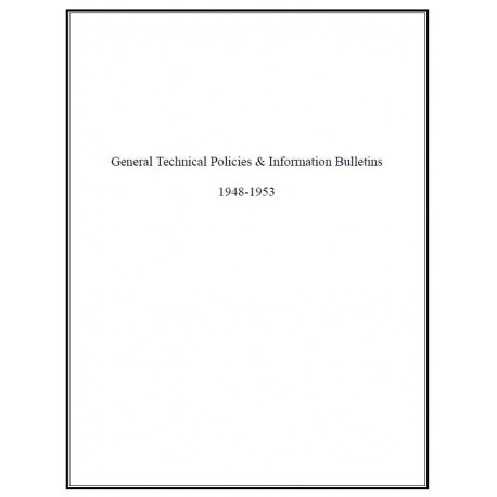 Hudson 1948 53 General Tech Policies Info Bulletins