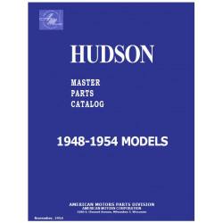 Hudson 1948 54 Master Parts Catalog