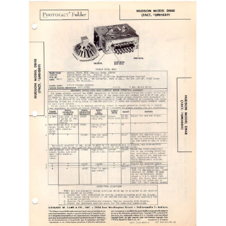 Hudson 1948 Db48 Sams Photo Fact