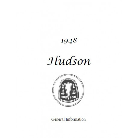 Hudson 1948 General Information Manual