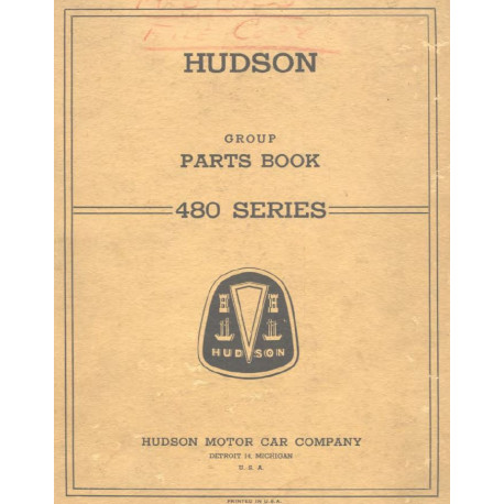 Hudson 1948 Group Parts Book