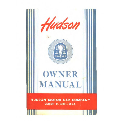 Hudson 1948 Owner Manual
