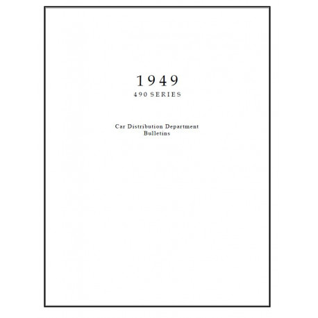 Hudson 1949 Dist Dept Bulletins