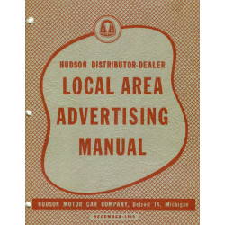 Hudson 1949 Distributor Dealer Local Advertising Manual