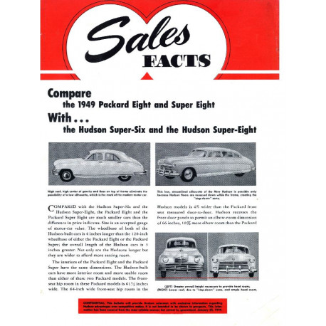 Hudson 1949 March Sf Vs Packard