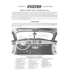 Hudson 1949 Operating Instructions Lubrification