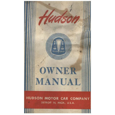Hudson 1949 Owners Manual