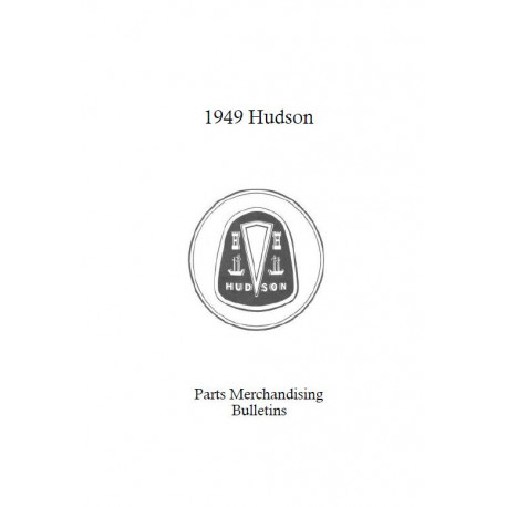 Hudson 1949 Parts Merchandising Bulletins