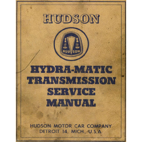 Hudson 1950 1952 Hyrda Matic Trans Service Manual