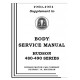 Hudson 1950 51 Body Service Manual Supplement