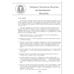 Hudson 1950 November General Tech Bulletin No7