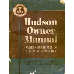 Hudson 1950 Owner Manual