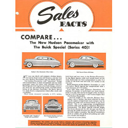 Hudson 1950 Sales Facts March Pacemaker Vs Buick Special