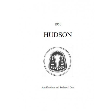 Hudson 1950 Tech Specifications