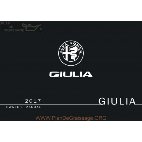 Alfa Romeo 2017 Giulia User Manual