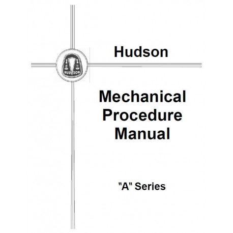 Hudson 1951 Service Manual