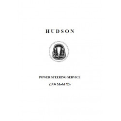 Hudson 1954 Model 7d Power Steering Service