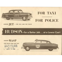 Hudson 1954 Taxi And Police Catalog