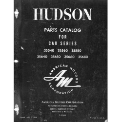 Hudson 1955 56 Parts Catalog