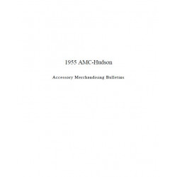 Hudson 1955 Accessory Merchandising Bulletins