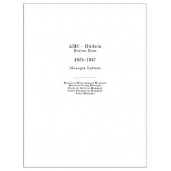 Hudson 1956 57 Managers Letters Boston Zone