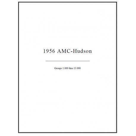 Hudson 1956 Group1000 13000 Bulletins
