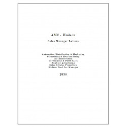 Hudson 1956 Sales Managers Letters