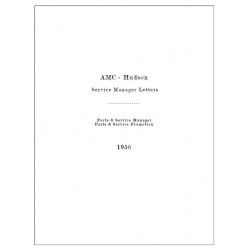 Hudson 1956 Service Managers Letters