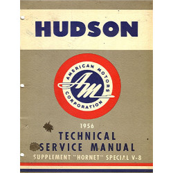 Hudson 1956 Technical Service Manual Hornet V8