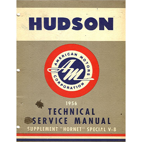 Hudson 1956 Technical Service Manual Hornet V8