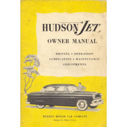 Hudson Jet Owners Manual