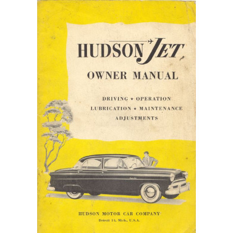 Hudson Jet Owners Manual